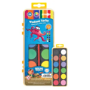 Wasserfarben 28mm 12 Farben TY-10812